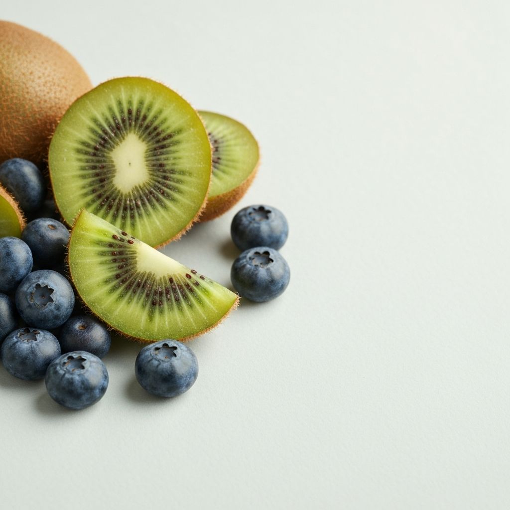 Mikroskopische Struktur von Augengewebe und Nährstoffen